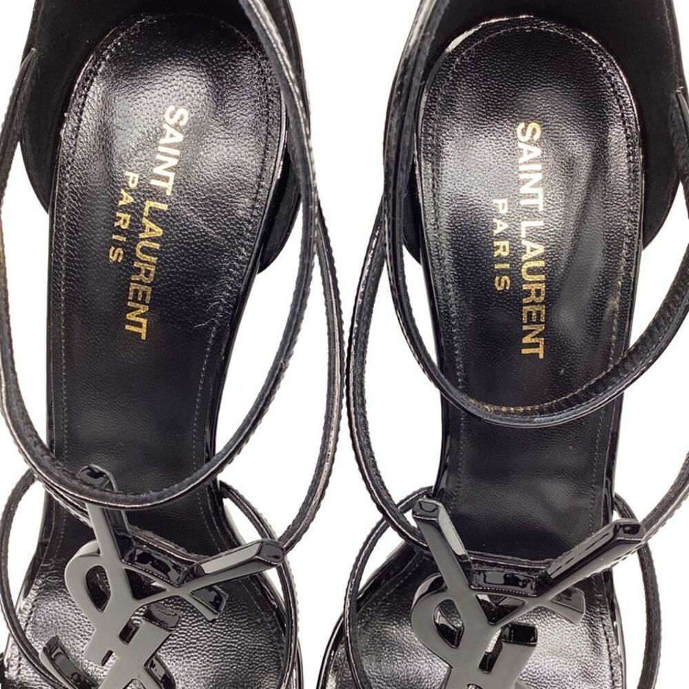 Saint Laurent Cassandra Heels in Black Patent Leather - Picture 10 of 10